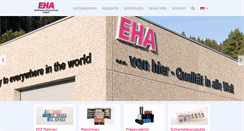 Desktop Screenshot of eha-group.com